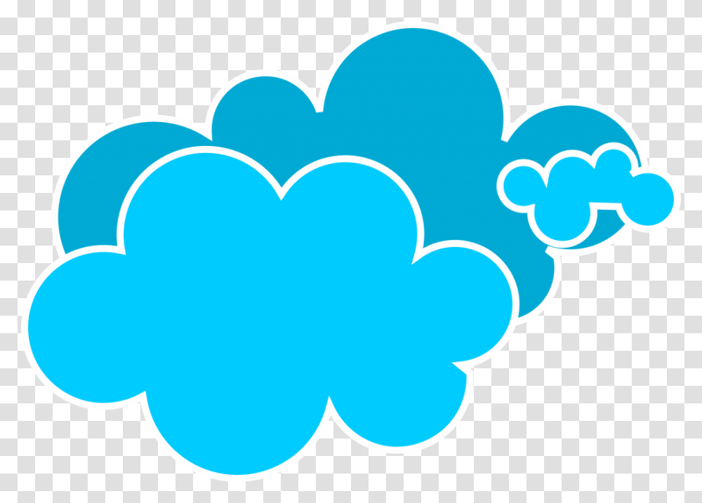 Clouds Clipart Clear Background, Heart Transparent Png