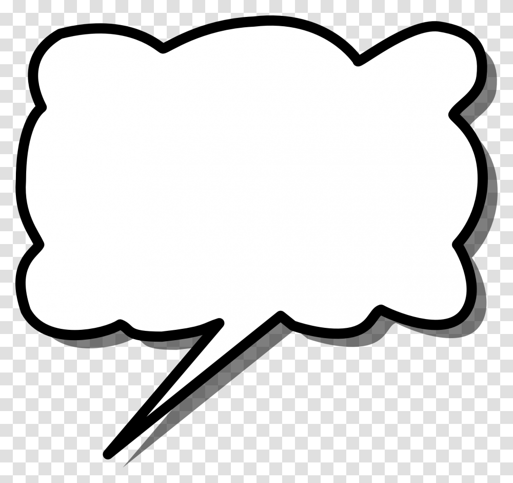 Clouds Clipart Speech Bubble Call Out Shapes, Bow, Stencil, Silhouette, Cupid Transparent Png