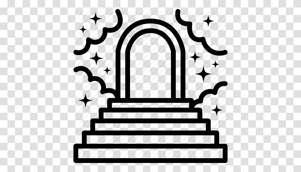 Clouds Door Heaven Heavenly Heavens Paradise Steps Icon, Lock, Combination Lock, Rug, Security Transparent Png