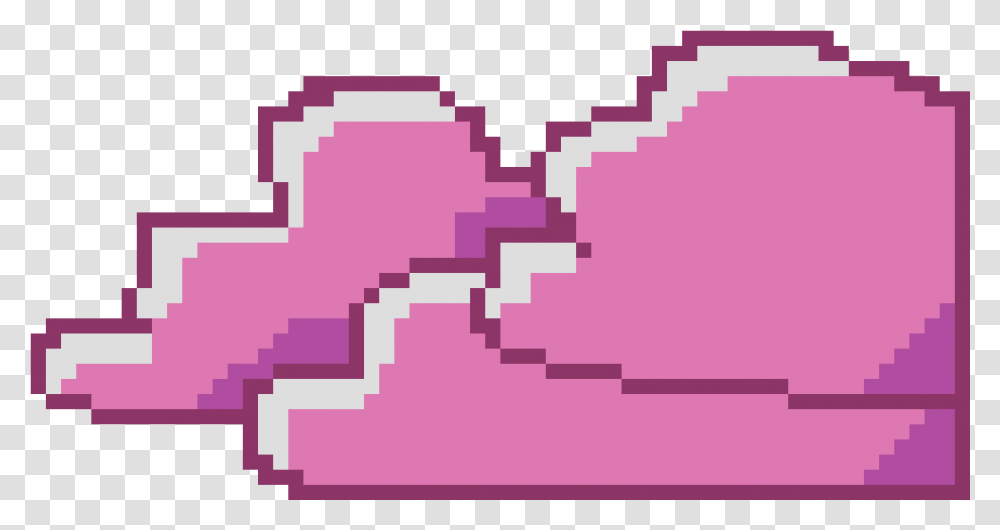 Clouds Pixel Art Maker Pink Pixel Clouds, Purple, Cushion, Pillow, Plant Transparent Png