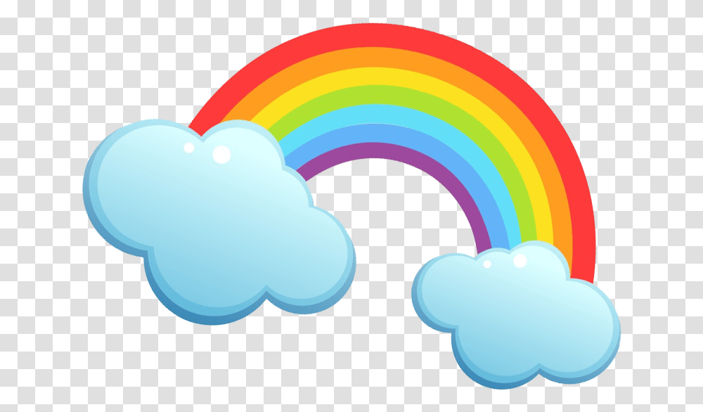Clouds Rainbow Image Rainbow With Clouds Background, Graphics, Art, Nature, Outdoors Transparent Png