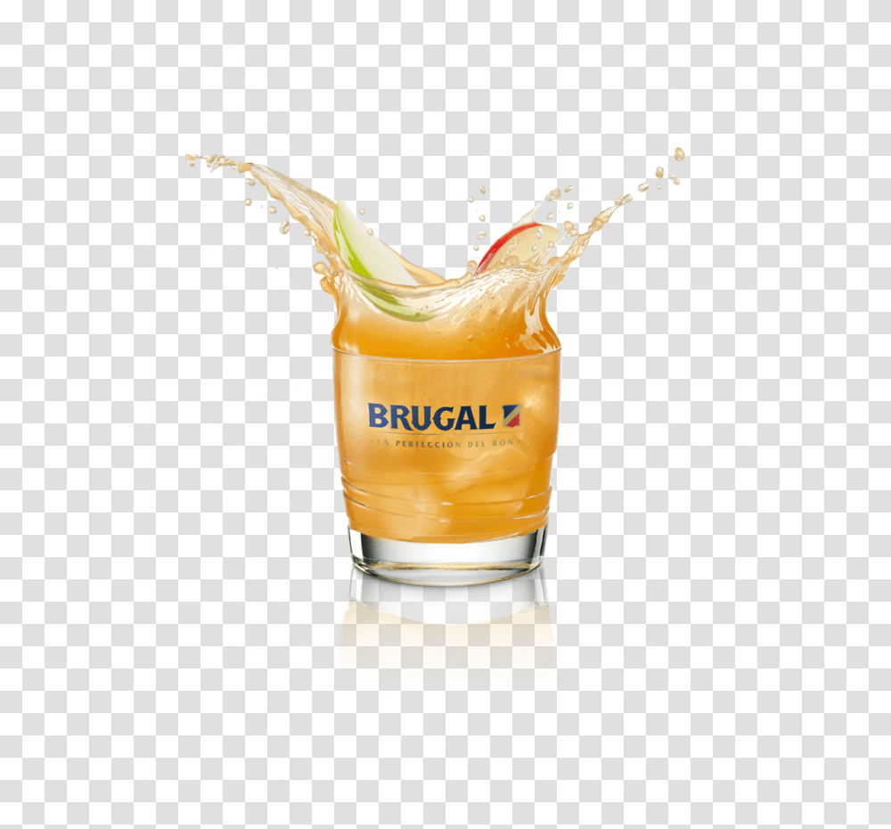 Cloudy Apple Juice & Lime Brugal Rum Orange Drink, Beverage, Orange Juice Transparent Png