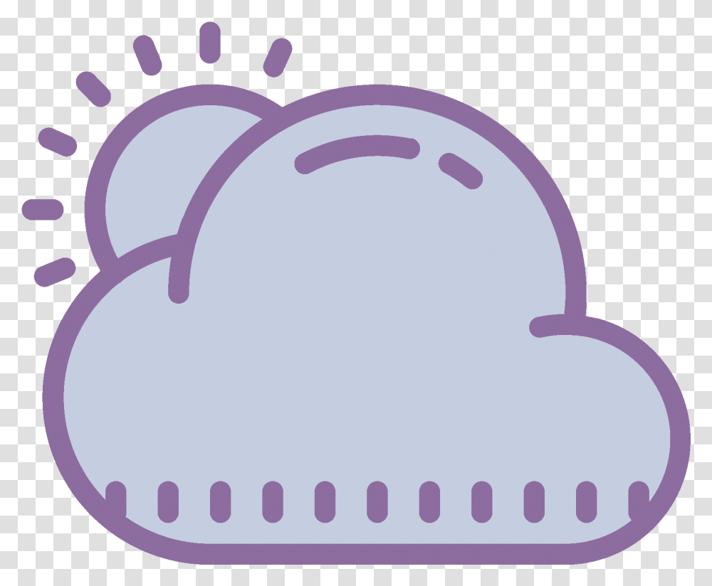 Cloudy Clipart Sun Behind Cloud Icon, Label, Apparel Transparent Png