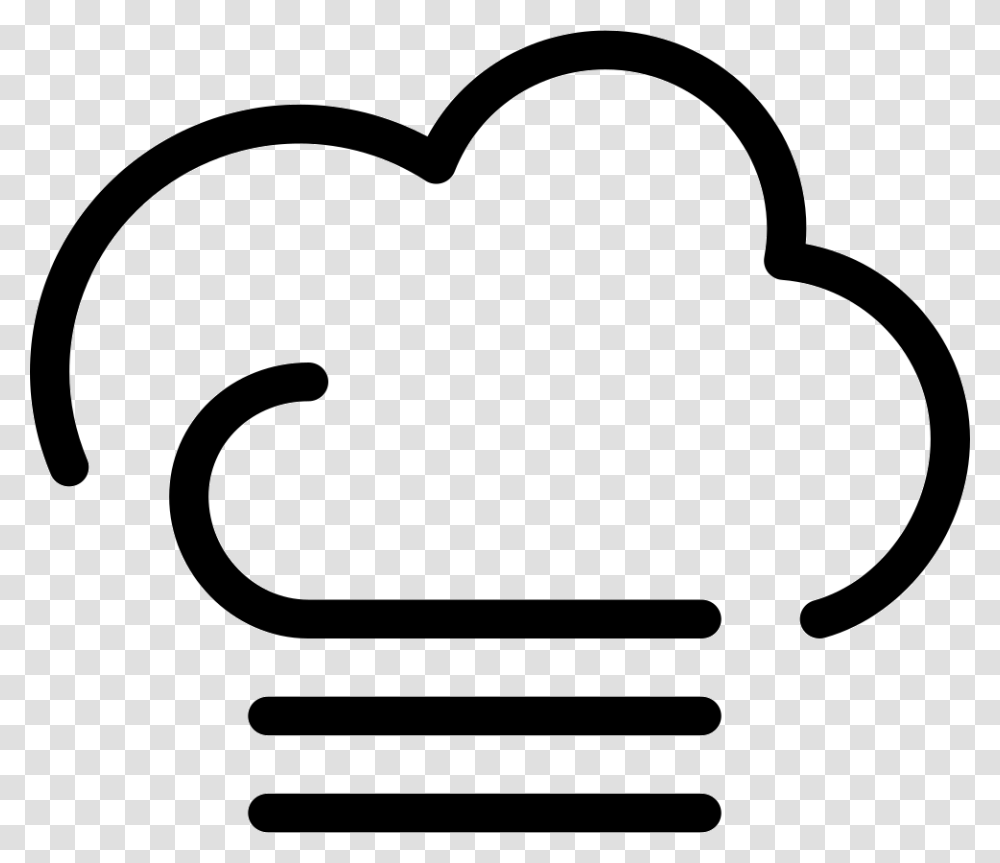 Cloudy Foggy Windy Weather Symbol Svg Icon Free Fog Weather Symbol, Stencil, Silhouette, Heart Transparent Png