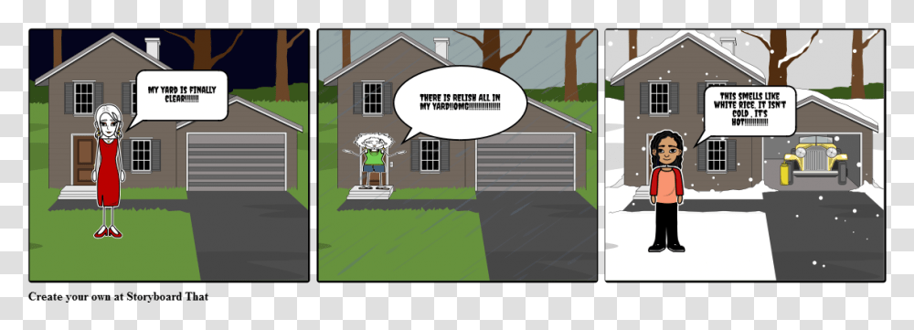 Cloudy, Grass, Plant, Garage, Person Transparent Png