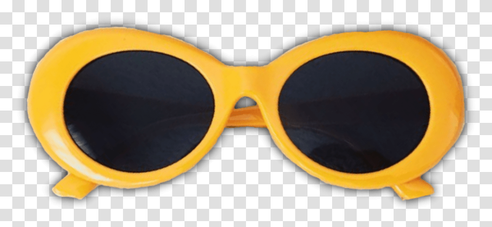 Clout Cloutgoggle Glasses Sunglasses Yellow Tiktok Illustration, Accessories, Accessory, Goggles Transparent Png