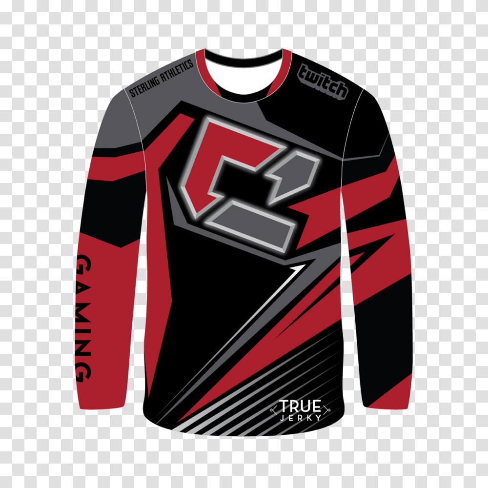 Clout Gaming Polyester Long Sleeve Jersey Sterling Athletics, Apparel, Shirt, First Aid Transparent Png
