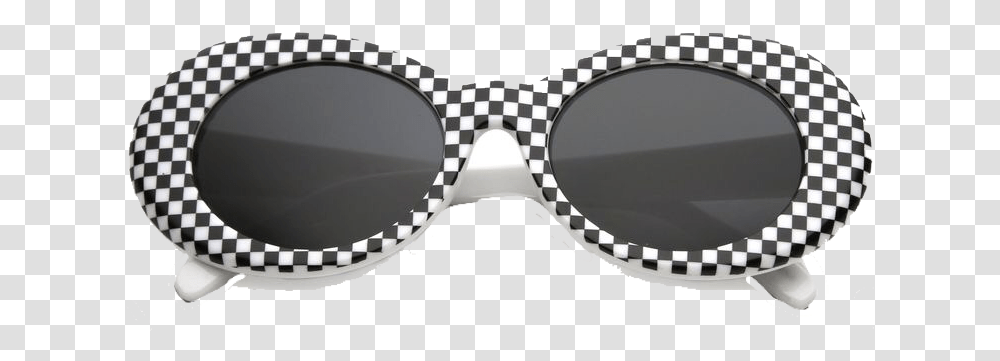 Clout Goggles Red Checkered, Accessories, Accessory, Glasses, Sunglasses Transparent Png