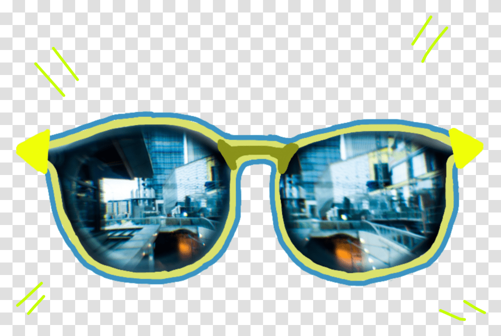Clout Goggles Sunglasses And Contacts, Accessories, Accessory, Lighting Transparent Png