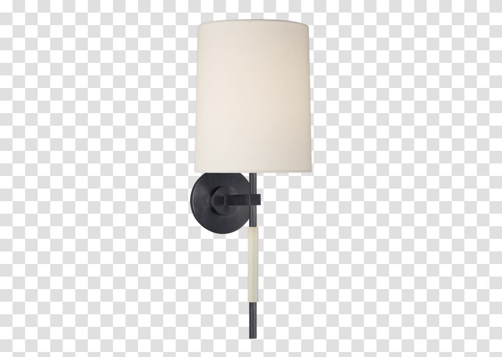 Clout Tail Sconce In Bronze With Linen Shade, Lamp, Lampshade, Table Lamp Transparent Png