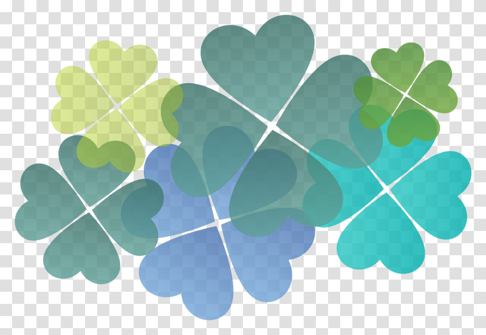 Clover Clipart Background Clover, Pattern, Ornament, Green, Fractal Transparent Png