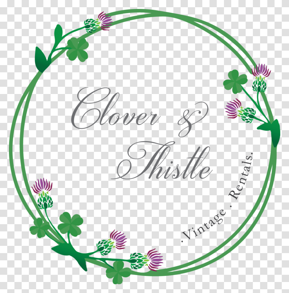 Clover & Thistle, Graphics, Art, Floral Design, Pattern Transparent Png