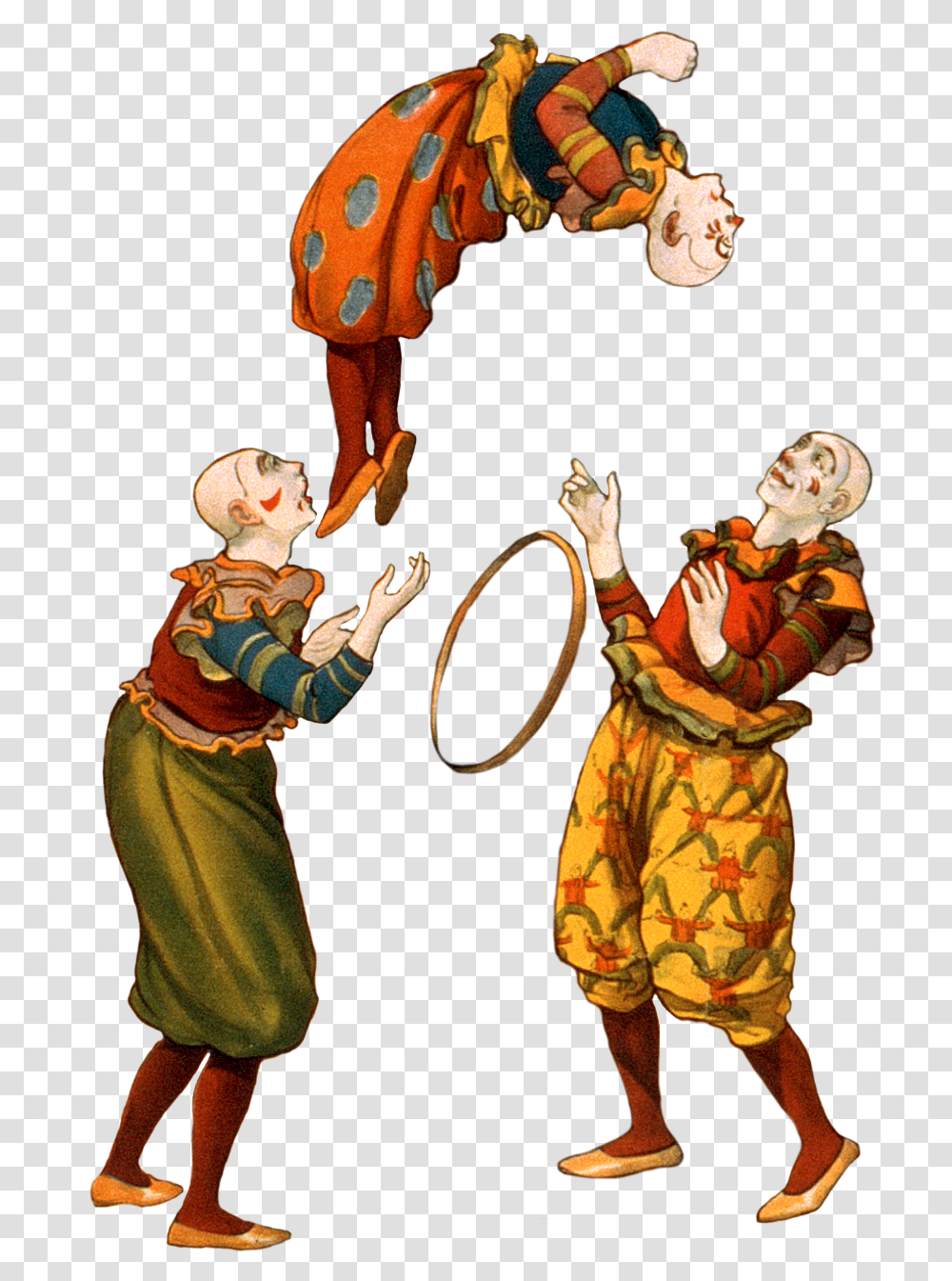 Clown 12 Vintage Circus, Leisure Activities, Person, Human, Performer Transparent Png