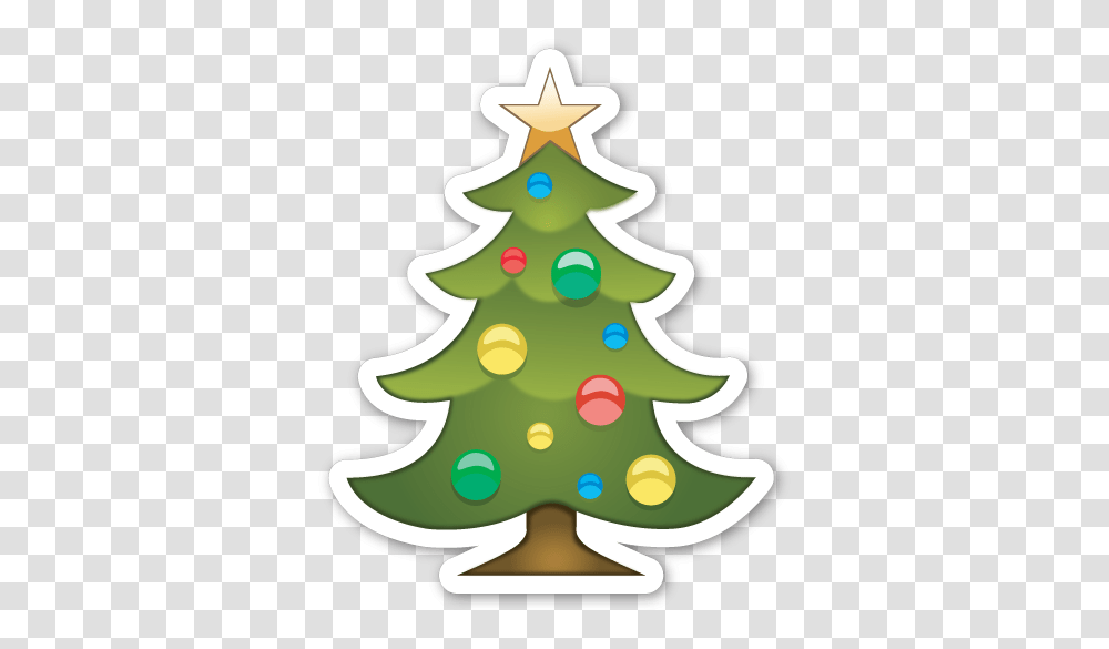 Clown Apple Emoji Stickpng Christmas Tree Emoji, Plant, Ornament, Symbol Transparent Png
