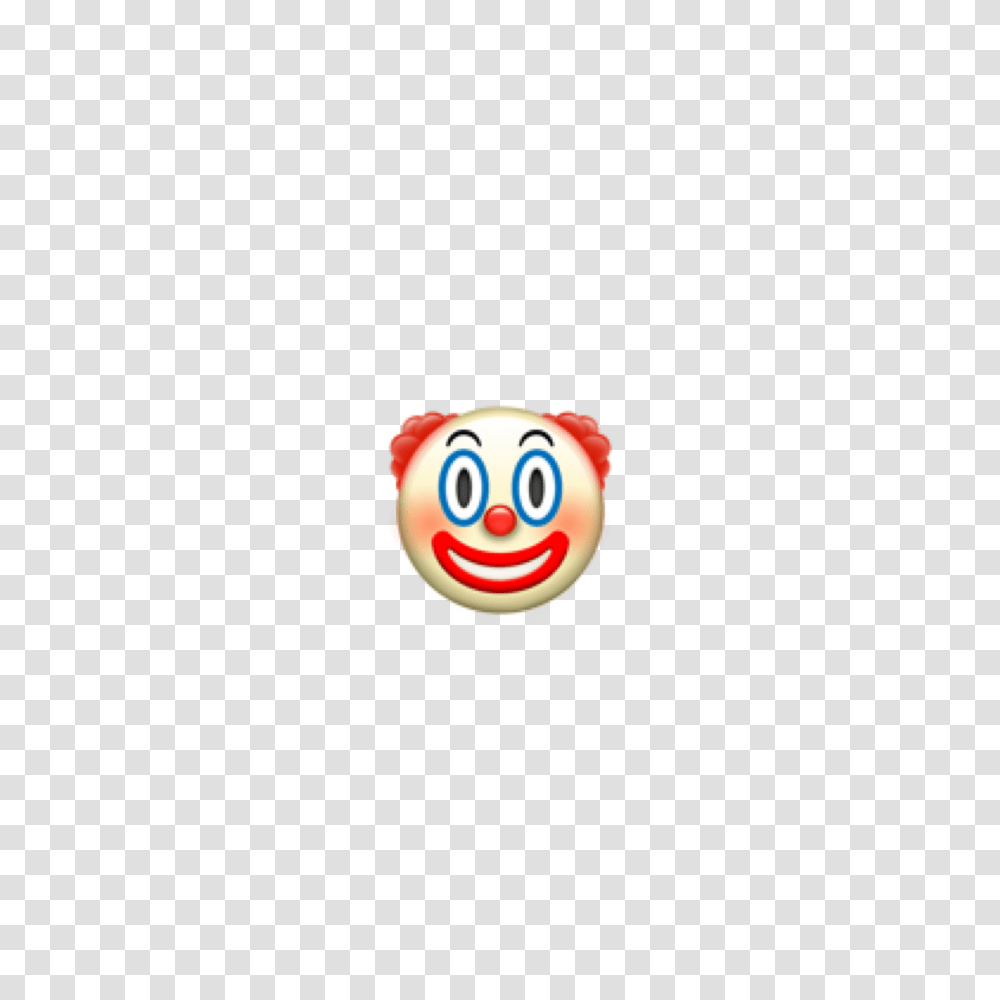 Clown Apple Emoji Stickpng Clown Face, Logo, Symbol, Trademark, Badge Transparent Png