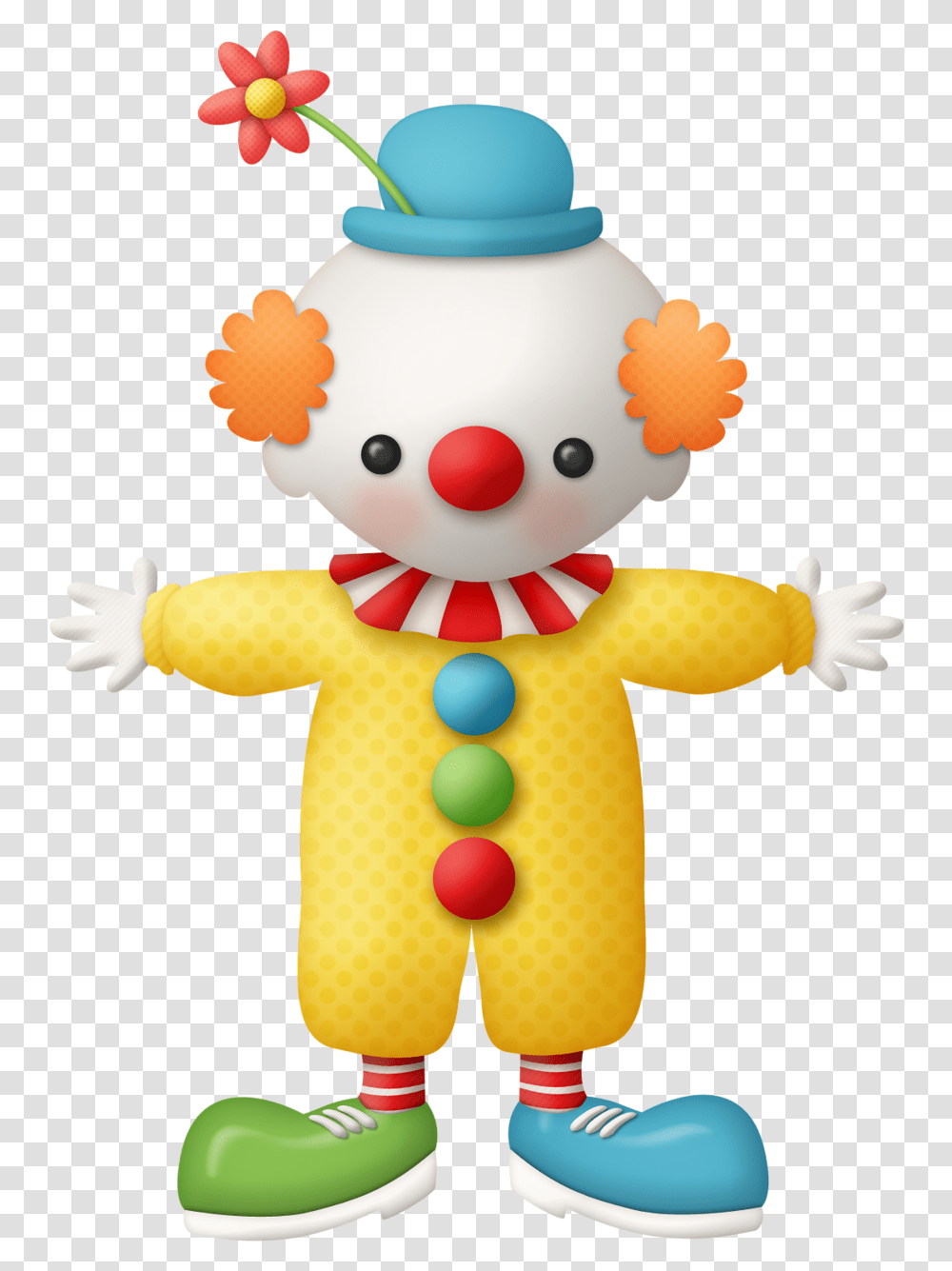 Clown Clipart Clown Cute, Toy, Sweets, Food, Confectionery Transparent Png