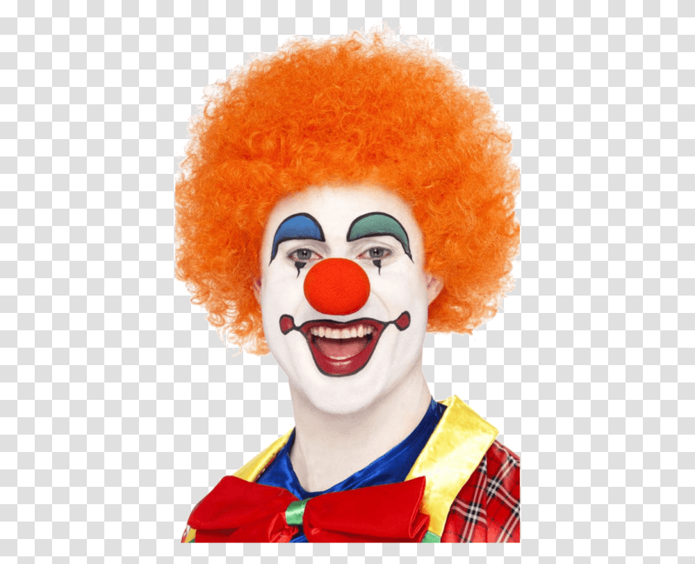 Clown Clown With Orange Hair, Performer, Person, Human Transparent Png