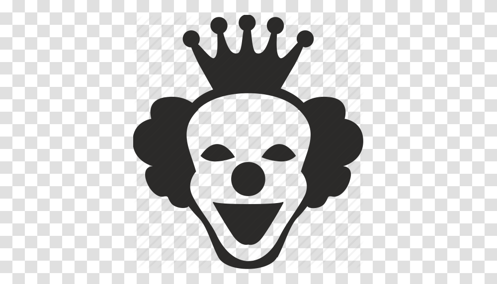 Clown Crown Face King Mask Smile Icon, Pillow, Stencil, Food Transparent Png