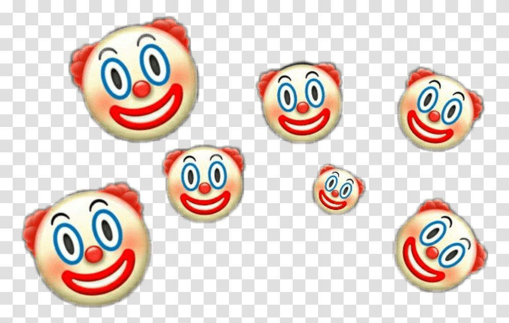 Clown Crown Sticker Emoji Clown, Sweets, Food, Confectionery, Candy Transparent Png