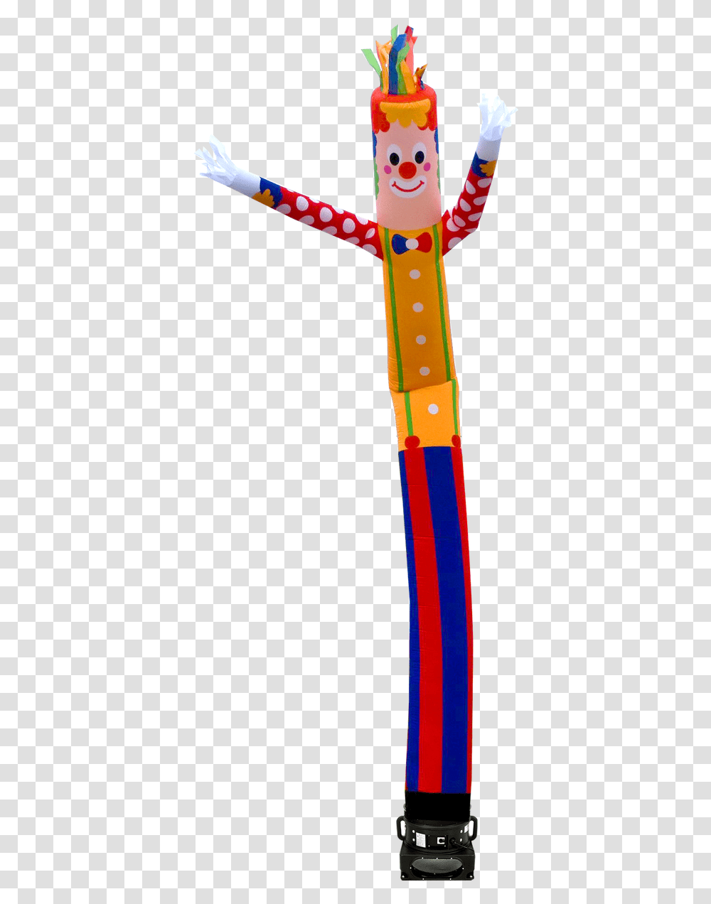 Clown Design 20ft Air Dancers Inflatable Tube Man Sword, Strap, Sash, Suspenders Transparent Png