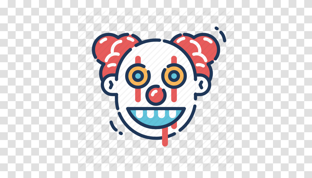 Clown Devil Evil Halloween It Monster Pennywise Icon, Performer, Mime Transparent Png