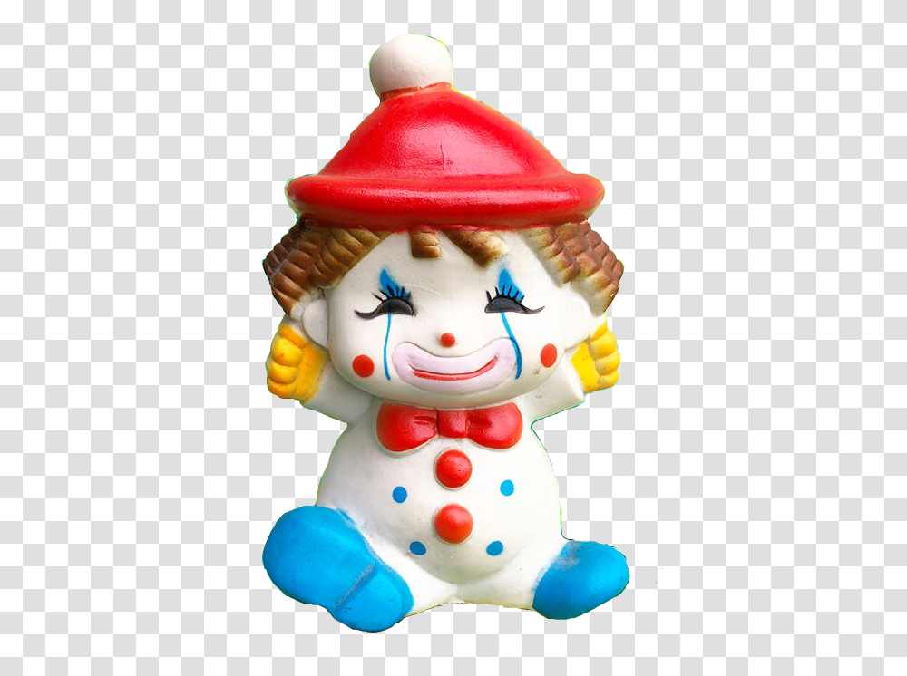 Clown Doll Toy Cute Colorful Multicolor Costume Baby Toys, Figurine, Snowman, Winter, Outdoors Transparent Png