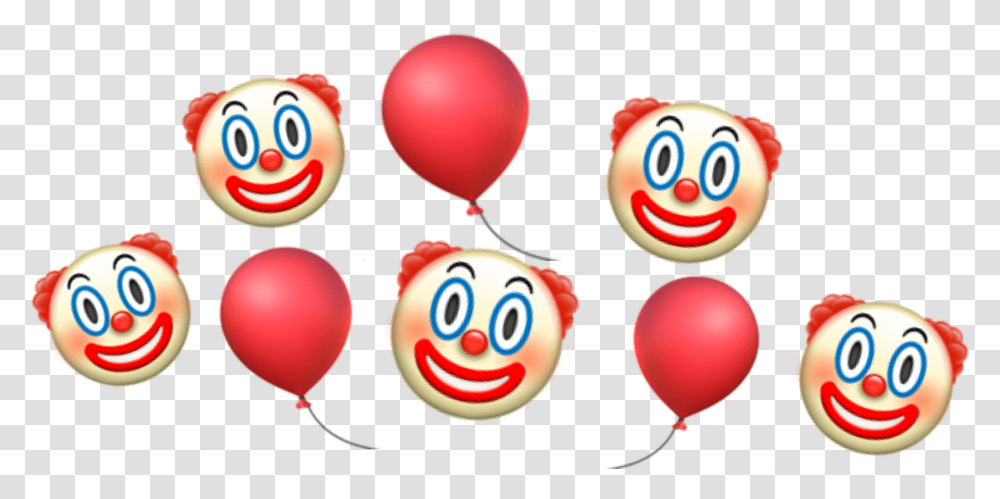 Clown Emoji Crown Freetoedit Clown Emoji Crown, Balloon, Food, Heart, Sweets Transparent Png