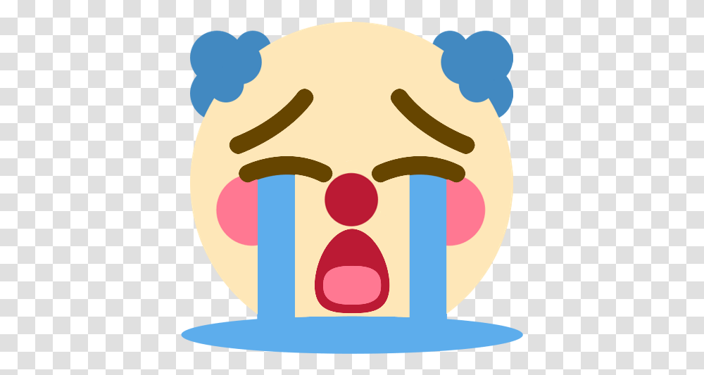 Clown Emoji Discord, Face, Hourglass, Cup, Text Transparent Png