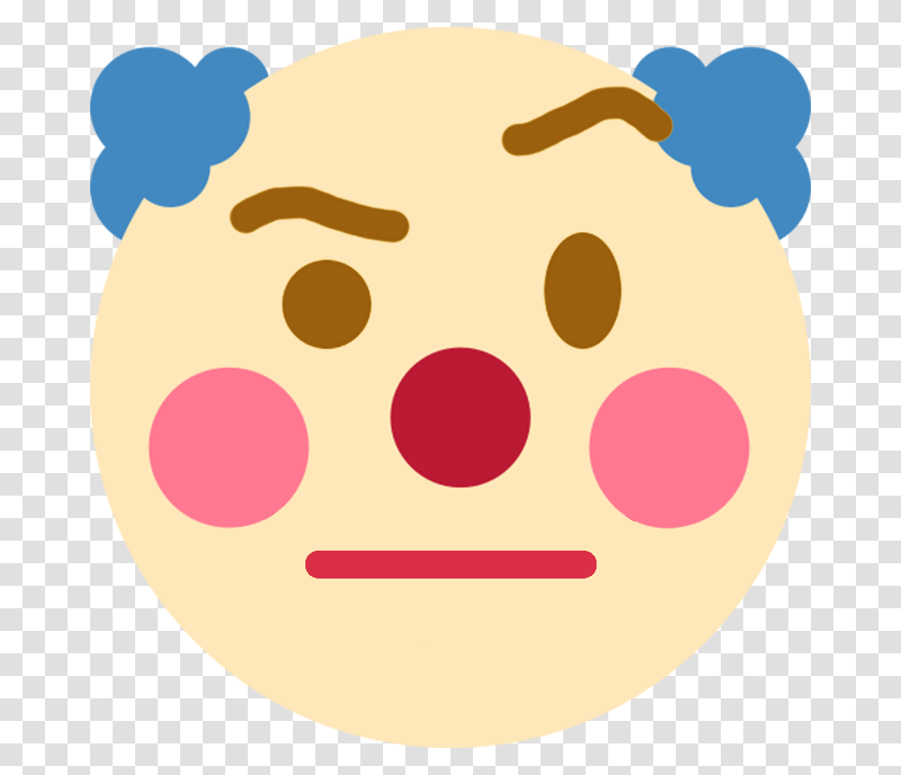 Clown Emoji Discord, Word, Texture, Paper Transparent Png