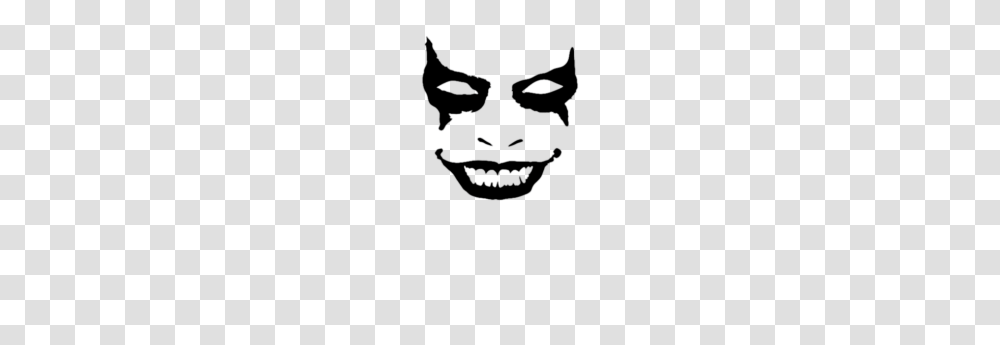 Clown Evil Face Mask Fancy, Stencil, Label, Wasp Transparent Png