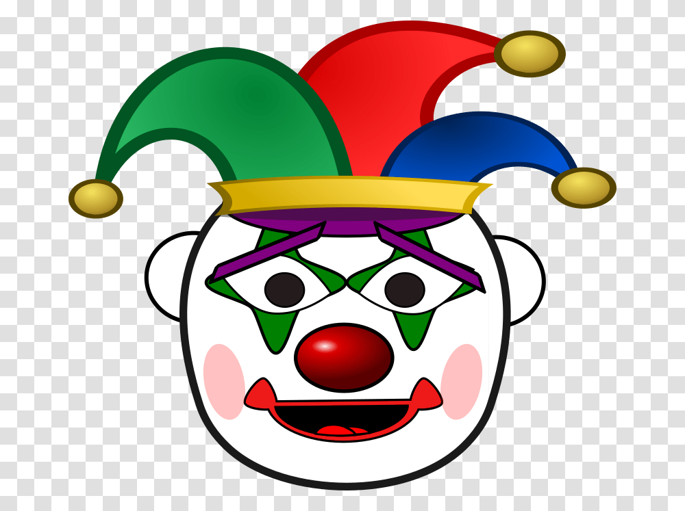 Clown Face Clipart Look, Performer Transparent Png