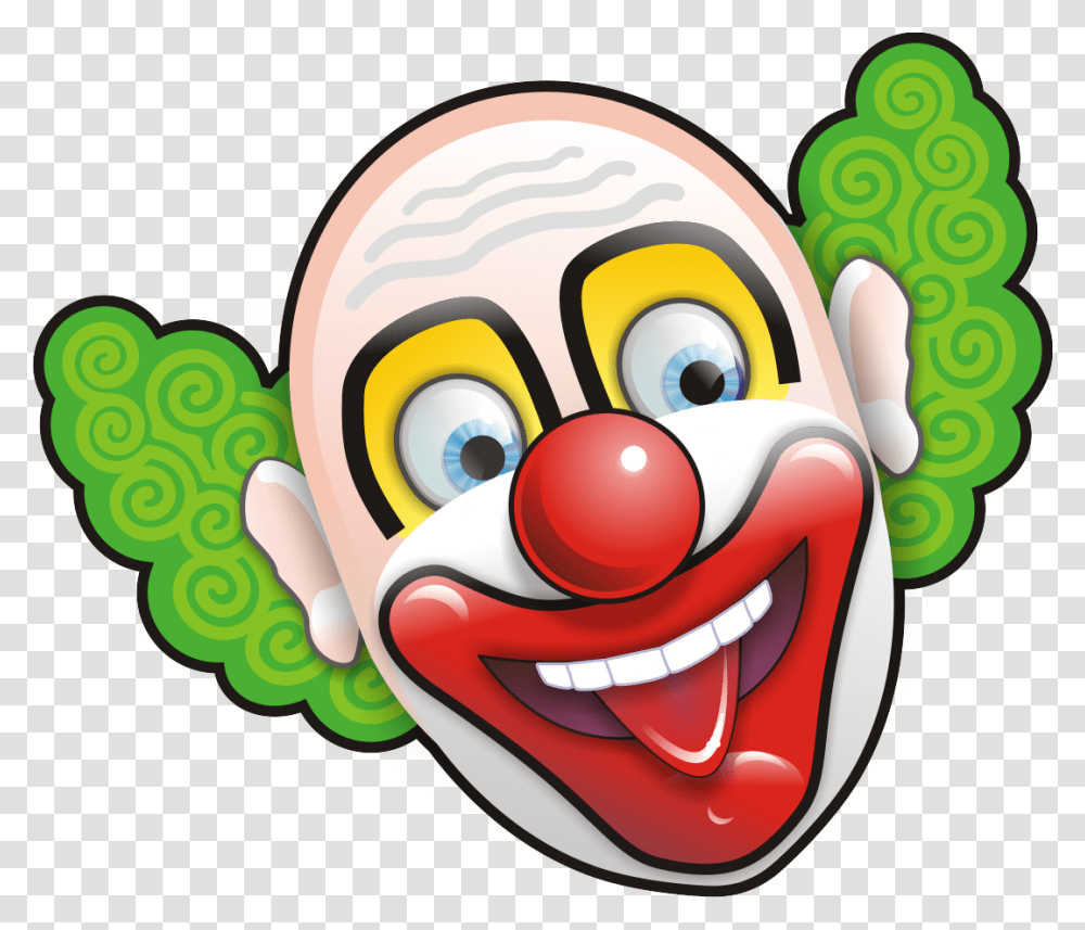 Маска веселого клоуна