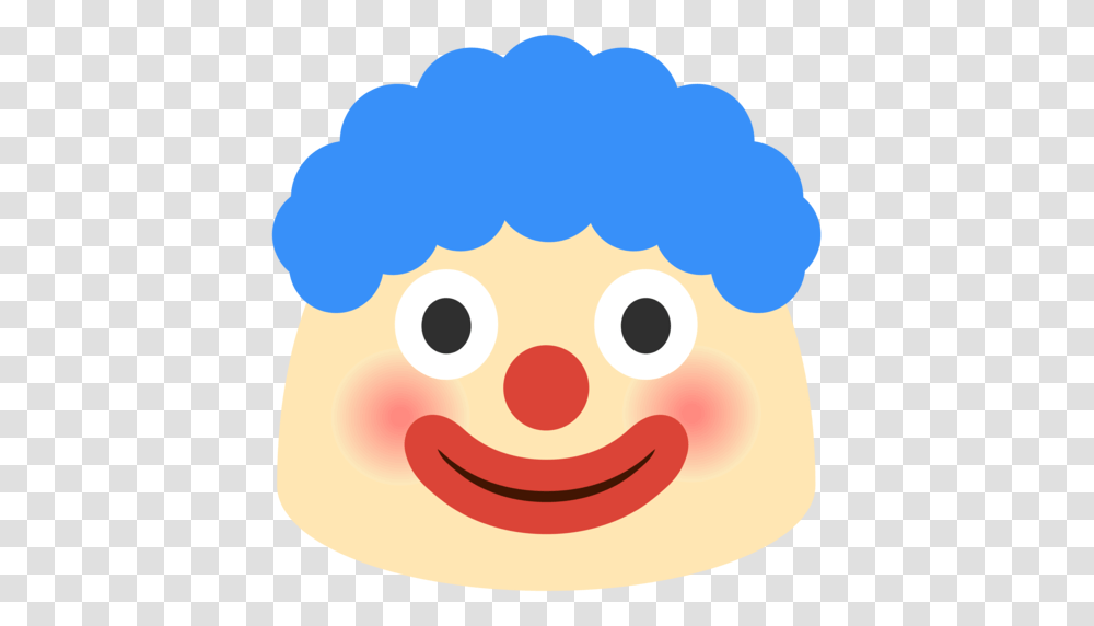 Clown Face Emoji, Food, Hair, Sweets, Confectionery Transparent Png