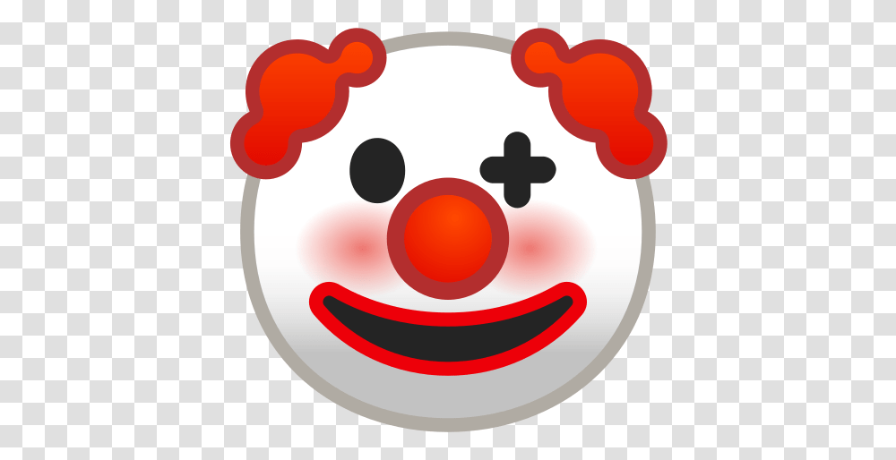 Clown Face Emoji Meaning With Pictures From A To Z Google Clown Emoji, Performer, Birthday Cake, Dessert, Food Transparent Png