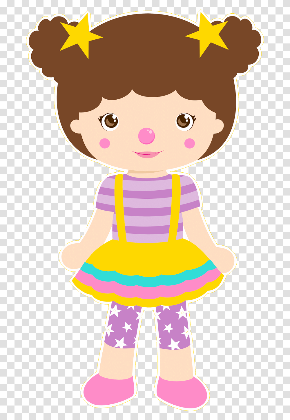 Clown Girl, Doll, Toy, Person, Human Transparent Png