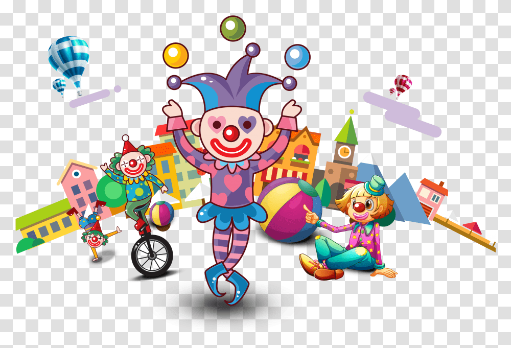 Clown High Quality Image Cartoon Circus, Crowd, Performer, Leisure Activities Transparent Png