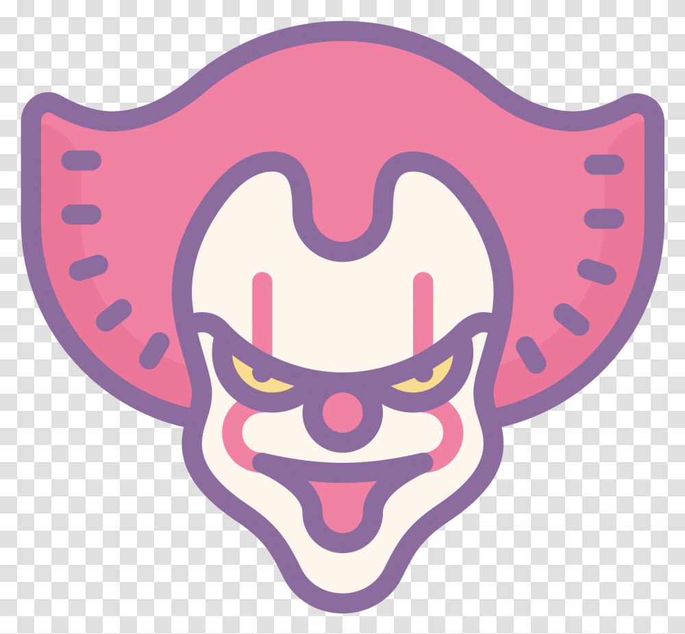 Clown Icon Clown Scary, Heart, Apparel, Label Transparent Png