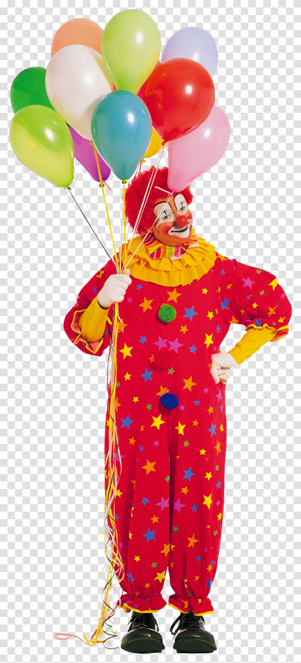 Clown Image Clown Holding A Balloon, Performer, Person, Human, Leisure Activities Transparent Png