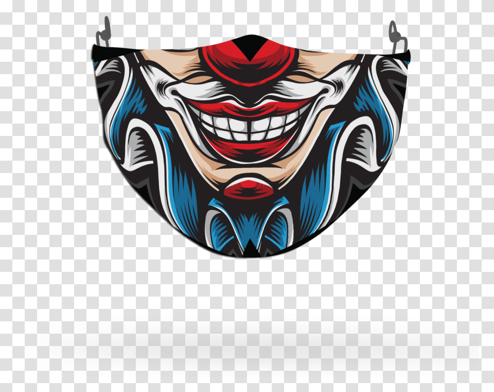Clown Mask Theme Face Covering Print 3 For Adult, Architecture, Building, Symbol, Pillar Transparent Png