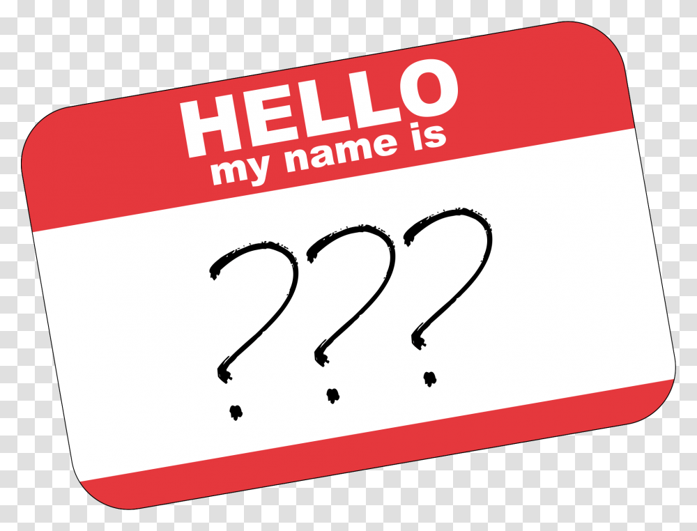 Clown Name Tag Hello My Name, Paper, Handwriting, Flyer Transparent Png