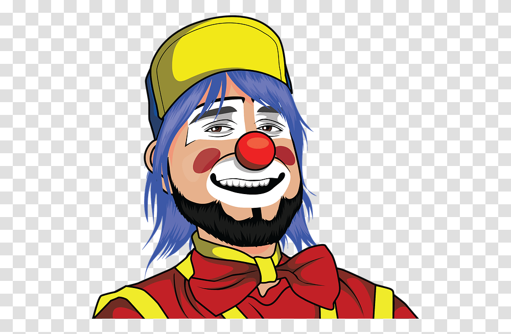 Clown, Performer, Person, Human, Helmet Transparent Png