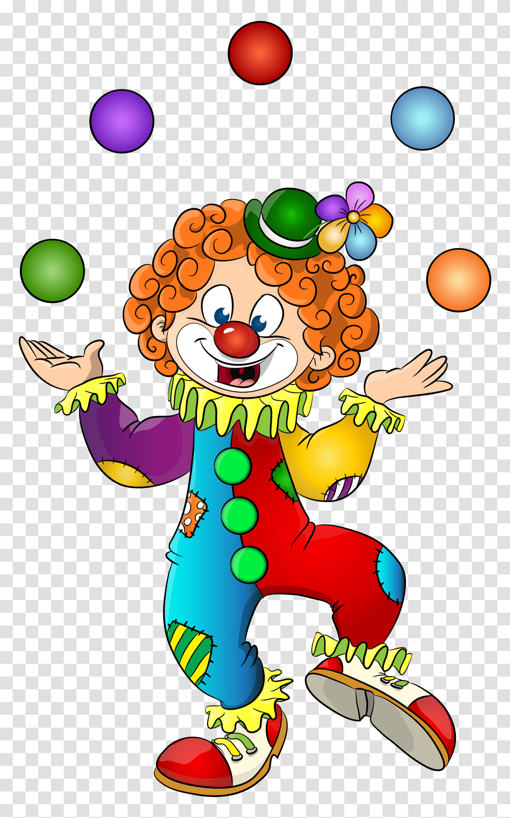 Clown, Person, Juggling, Performer Transparent Png