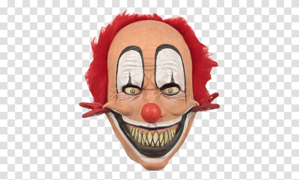 Clown Sharp Teeth Mask, Performer, Person, Human Transparent Png