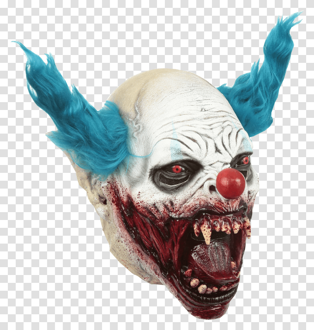 Clown Vampire Scary Halloween Masks Walmart, Performer, Person, Human, Costume Transparent Png