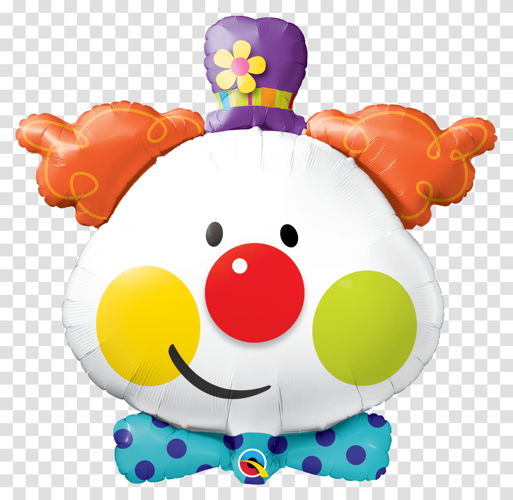 Clown With Balloons Cute Clown Foil Balloon, Snowman, Winter, Outdoors, Nature Transparent Png