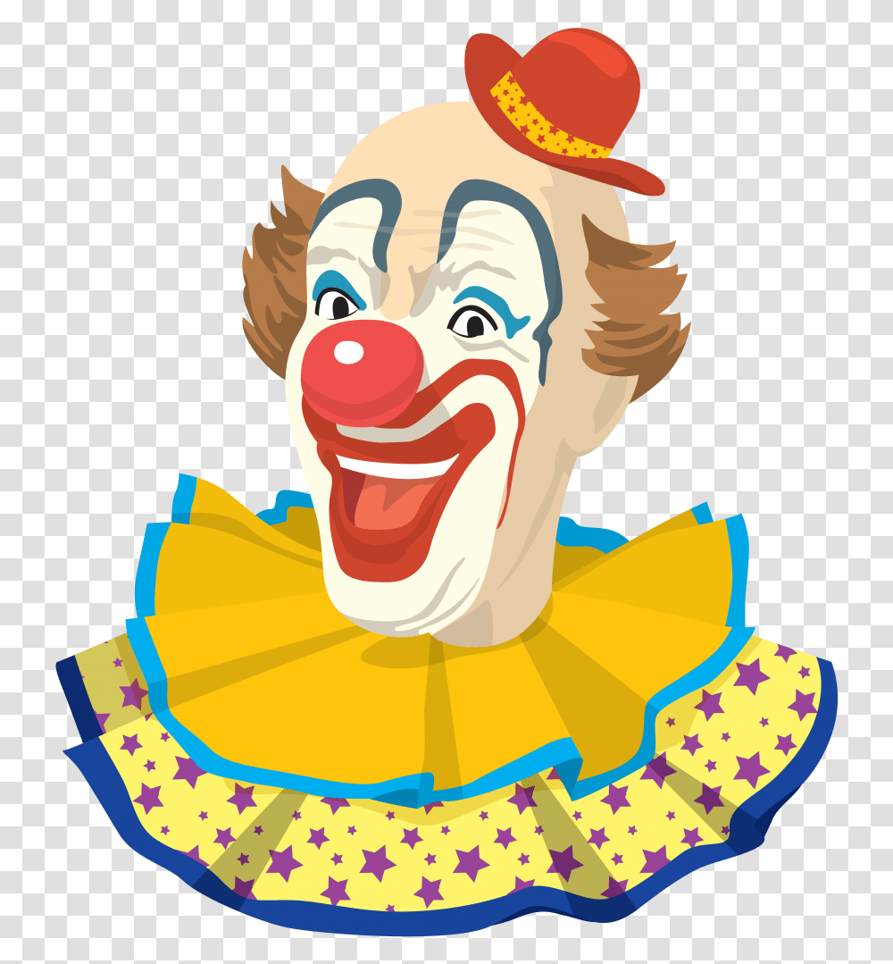 Clown With Tiny Hat, Performer, Mime Transparent Png