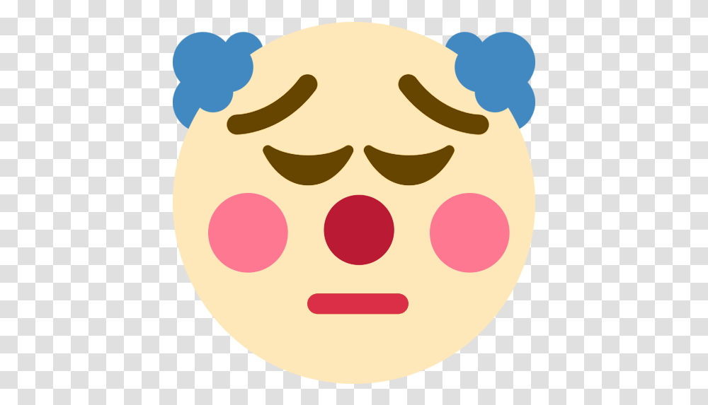 Clownpensive Discord Clown Emoji, Food, Sweets, Confectionery Transparent Png