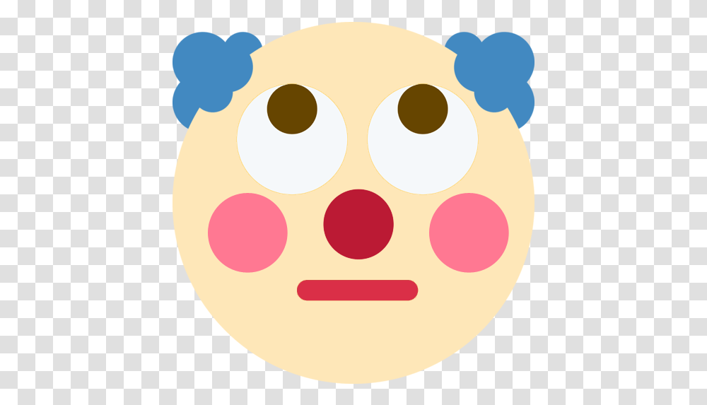 Clownrollingeyes Eye Roll Emoji Discord, Food, Animal, Rattle, Egg Transparent Png