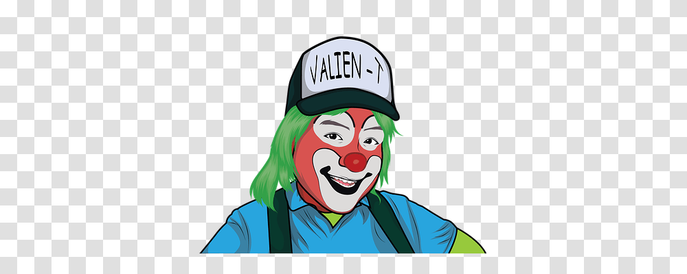 Clowns Person, Performer, Human, Baseball Cap Transparent Png