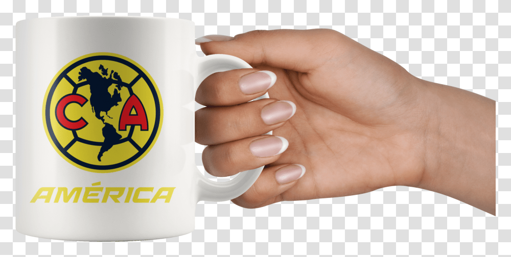 Club America, Coffee Cup, Person, Human, Nail Transparent Png